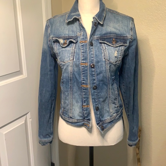 Sneak Peek Jackets & Blazers - Sneak Peek | Distressed Denim Jean Jacket | Small